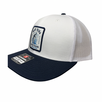 Navy & White MarVida Marlin Hat