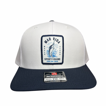 Navy & White MarVida Marlin Hat